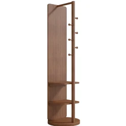 360° Rotating 69'x16' Multifunctional Full Length Mirror with Storage