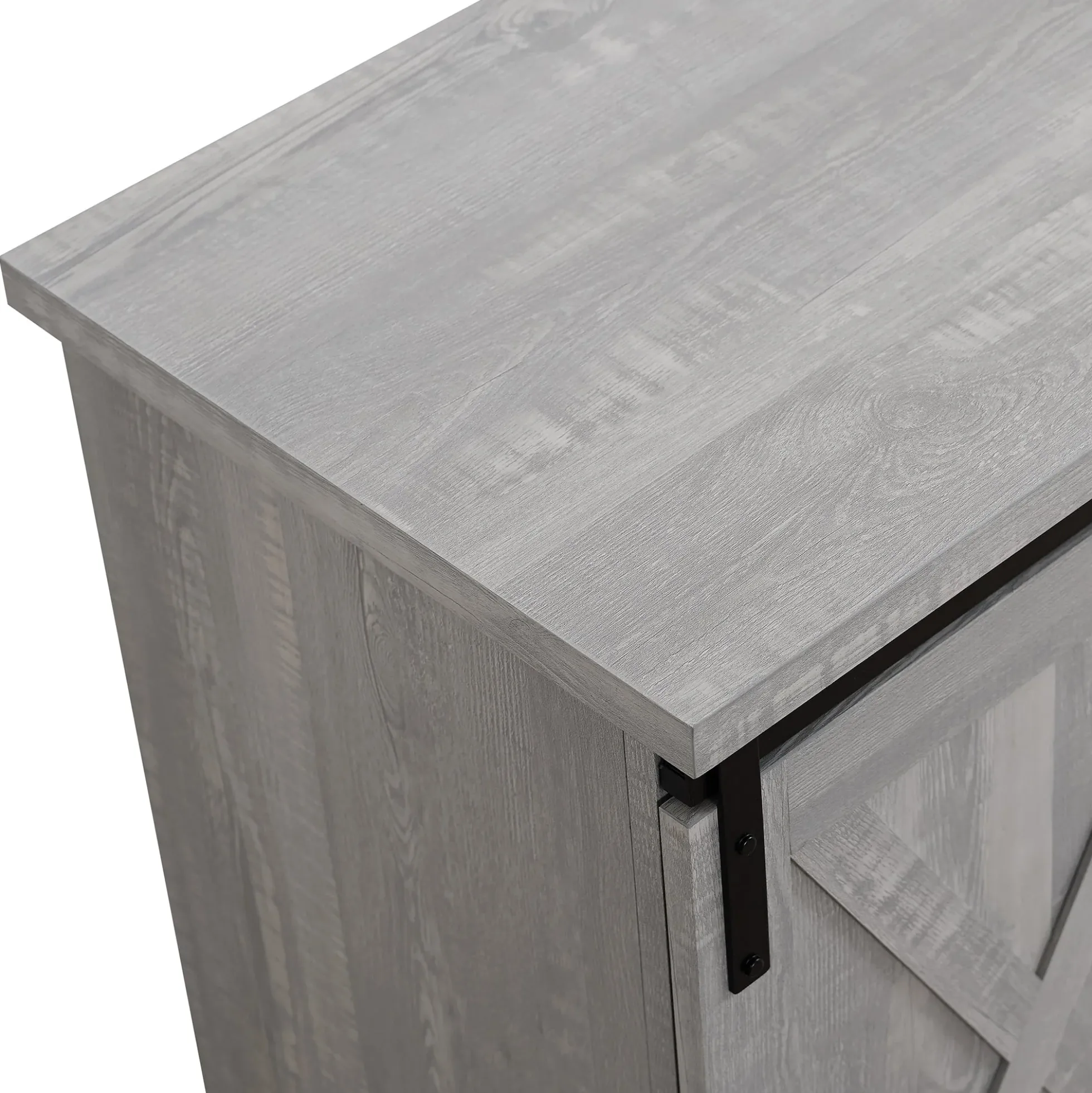 58" Sliding Barn Door TV Stand