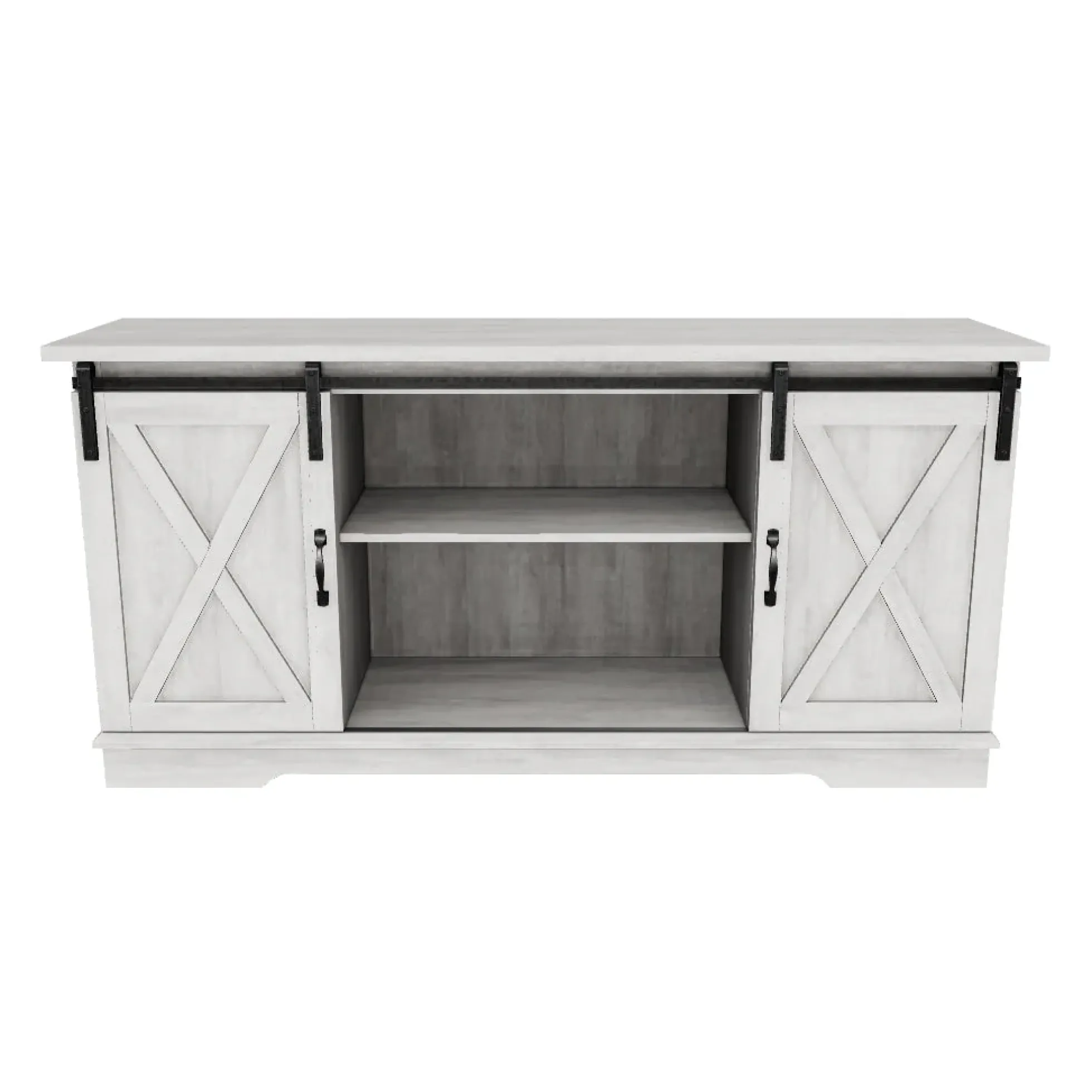 58" Sliding Barn Door TV Stand