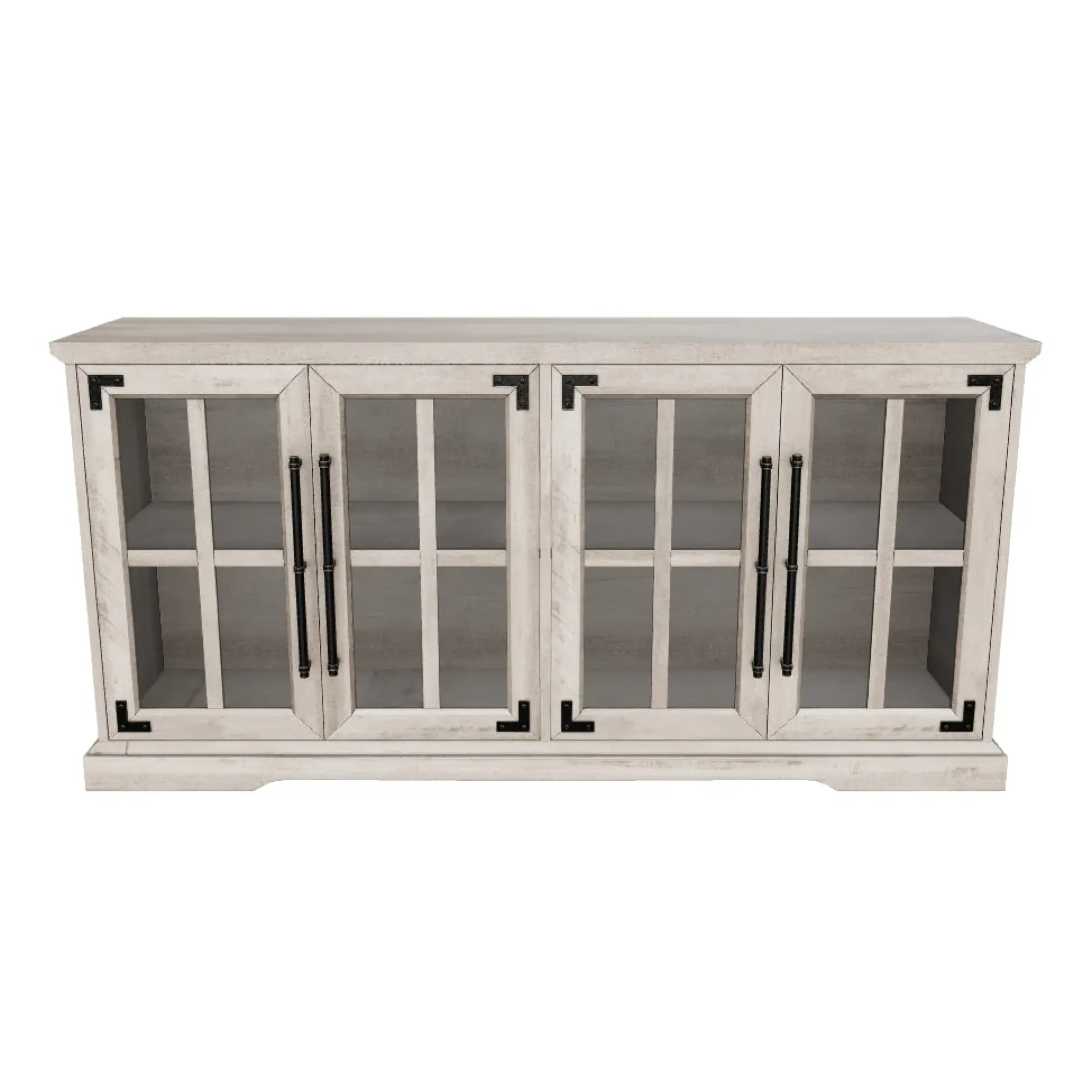 Abigail 58" Farmhouse 4 Door TV Stand