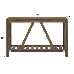 A-Frame Rustic Entry Table