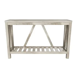 A-Frame Rustic Entry Table