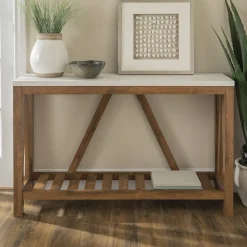 A-Frame Rustic Entry Table