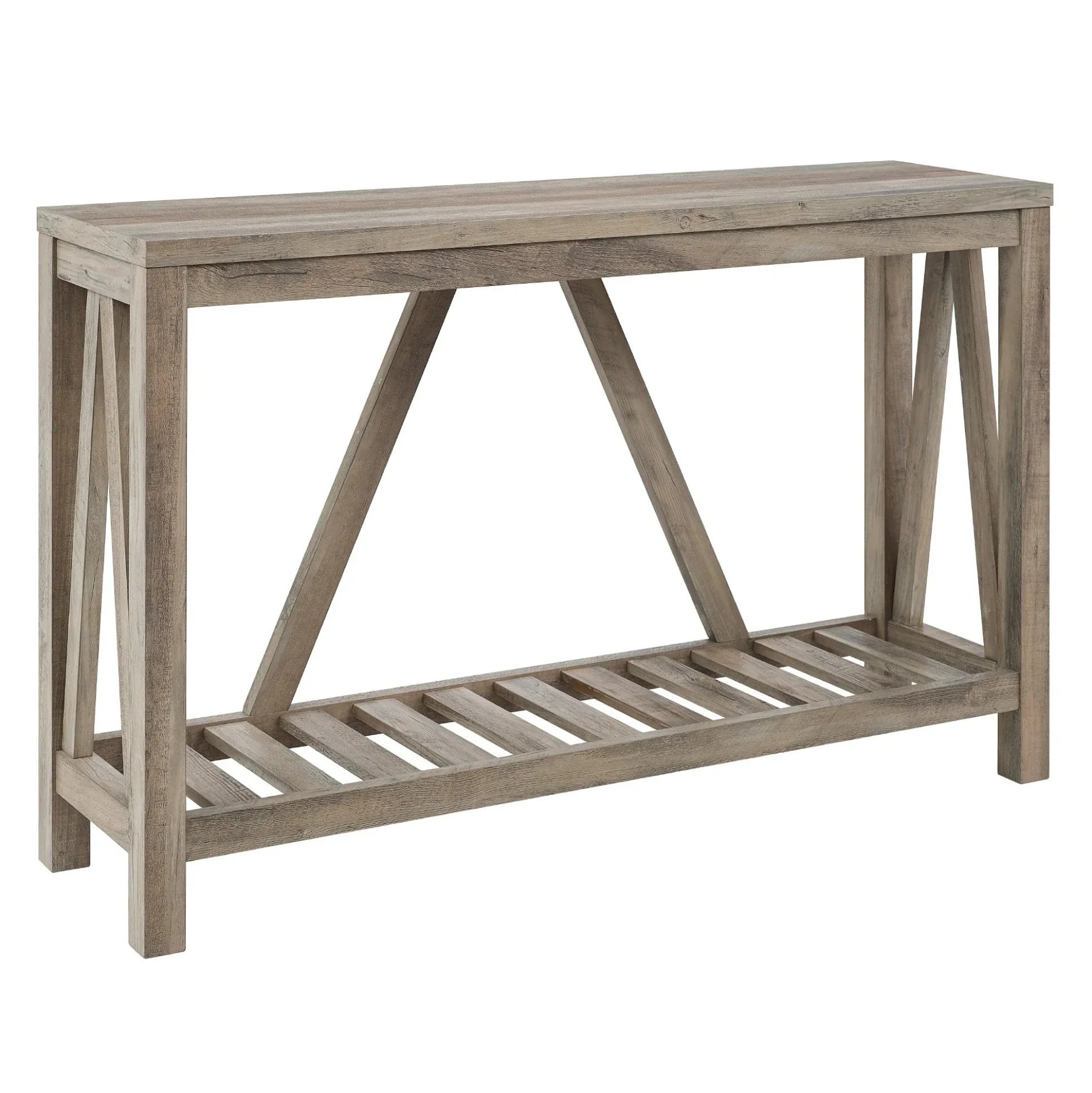 A-Frame Rustic Entry Table