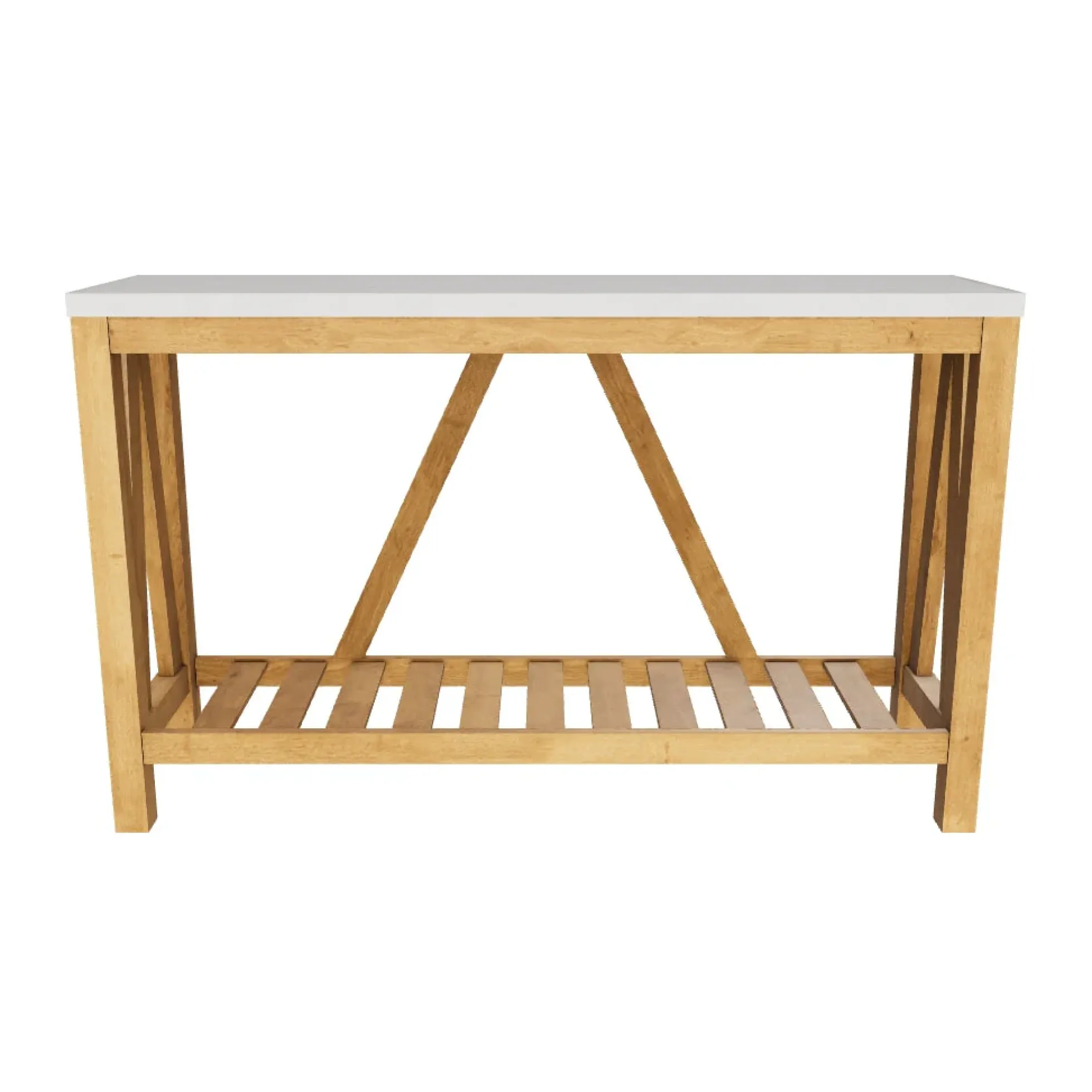 A-Frame Rustic Entry Table