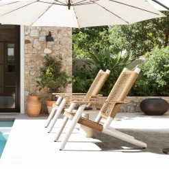 All Weather Wicker Atlas Adirondack Outdoor Lounge Chair