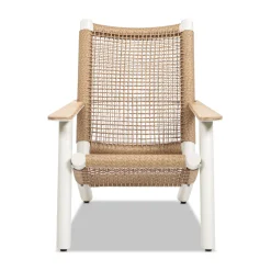 All Weather Wicker Atlas Adirondack Outdoor Lounge Chair