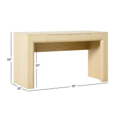 Amira Modern Curve Writing Desk