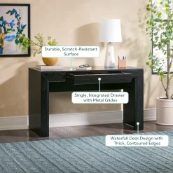 Amira Modern Curve Writing Desk