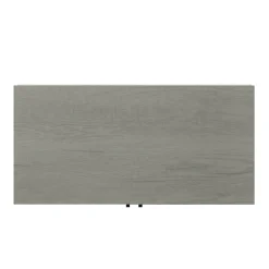 Antique Finish Mirrored Doors Entryway Accent Cabinet