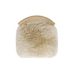 Arden 27.5 Genuine Fur Counter Height Bar Stool
