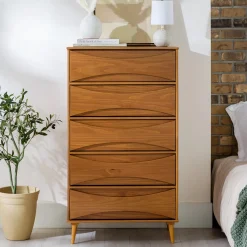 Atticus Solid Wood Mid-Century Modern Chest