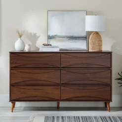 Atticus Solid Wood Mid-Century Modern Dresser