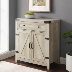 Barn Door Accent Cabinet