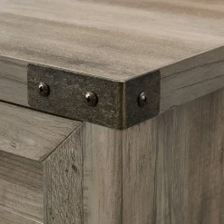 Barn Door Accent Cabinet