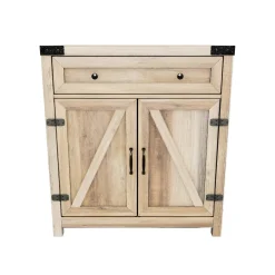 Barn Door Accent Cabinet