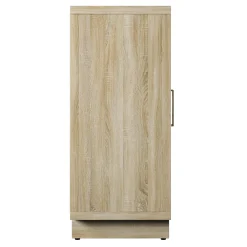 Boho Coastal Linen Design Buffet Sideboard with Shelving Storage