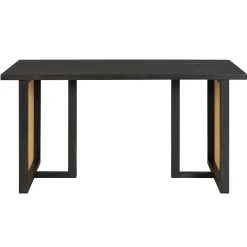 Boho Rattan 7-Piece Farmhouse Dining Table Set for 6