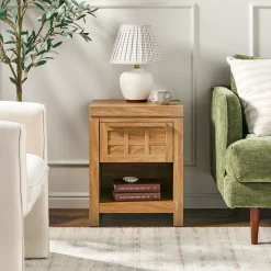 Booker Modern 1 Drawer Nightstand & Side Table