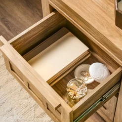 Booker Modern 2 Drawer Nightstand & Side Table