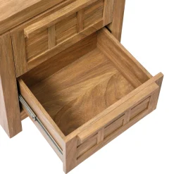 Booker Modern 2 Drawer Nightstand & Side Table