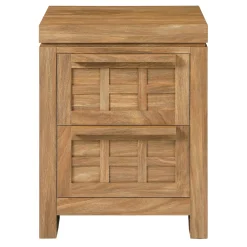 Booker Modern 2 Drawer Nightstand & Side Table