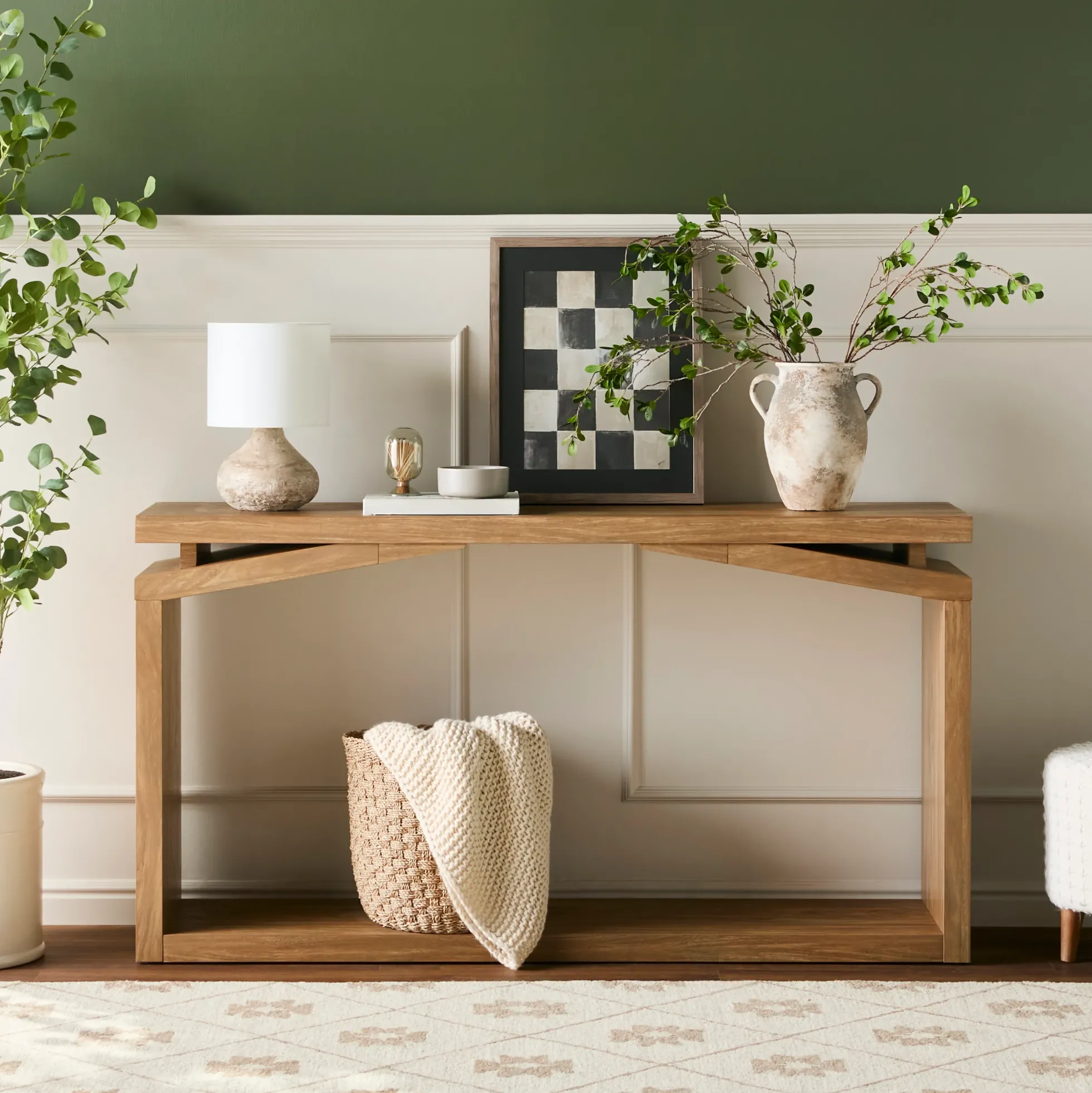 Booker Modern 60" Entry Console Table