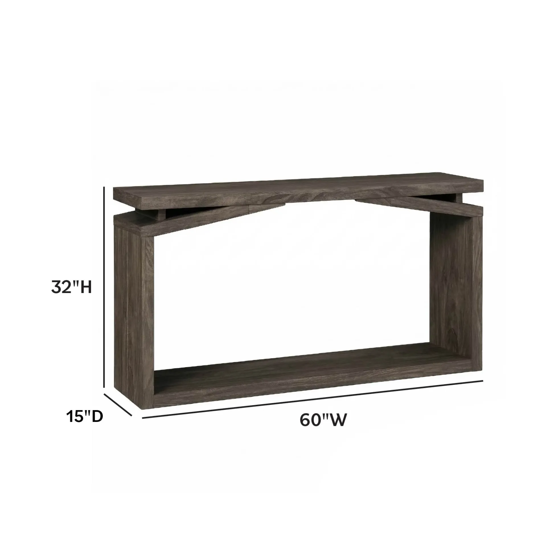 Booker Modern 60" Entry Console Table