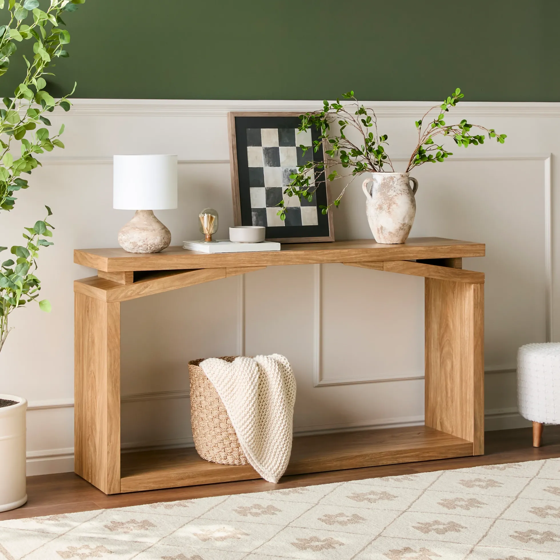 Booker Modern 60" Entry Console Table