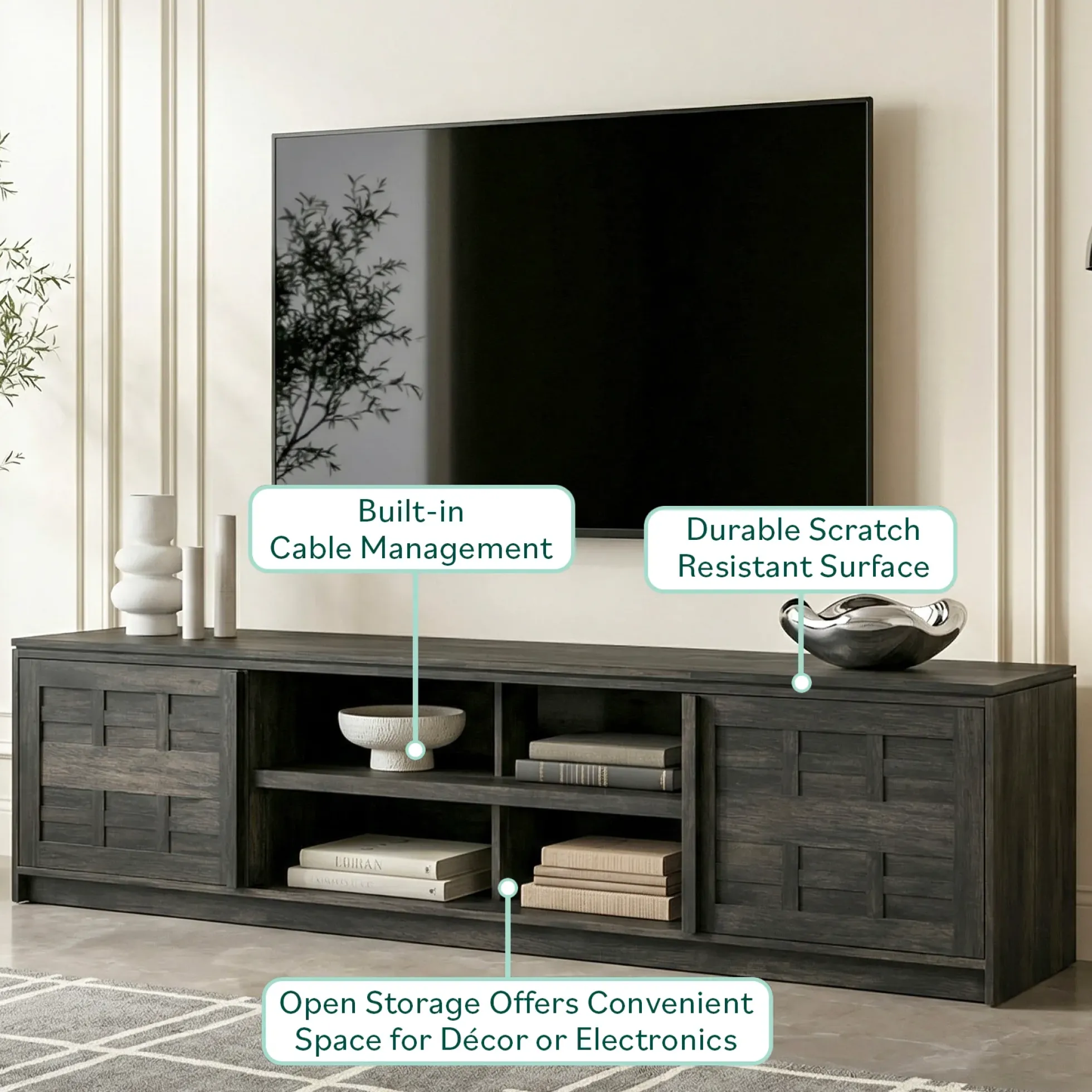 Booker Modern 70" TV Stand Sideboard