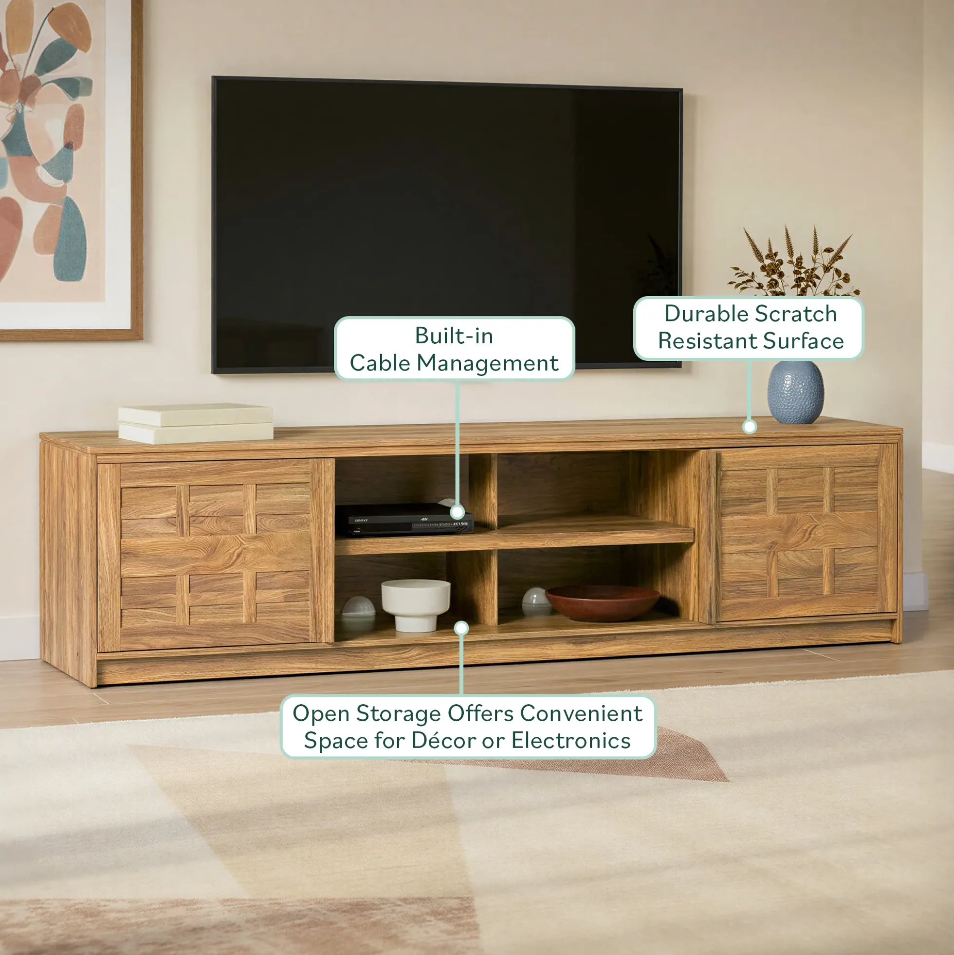 Booker Modern 70" TV Stand Sideboard