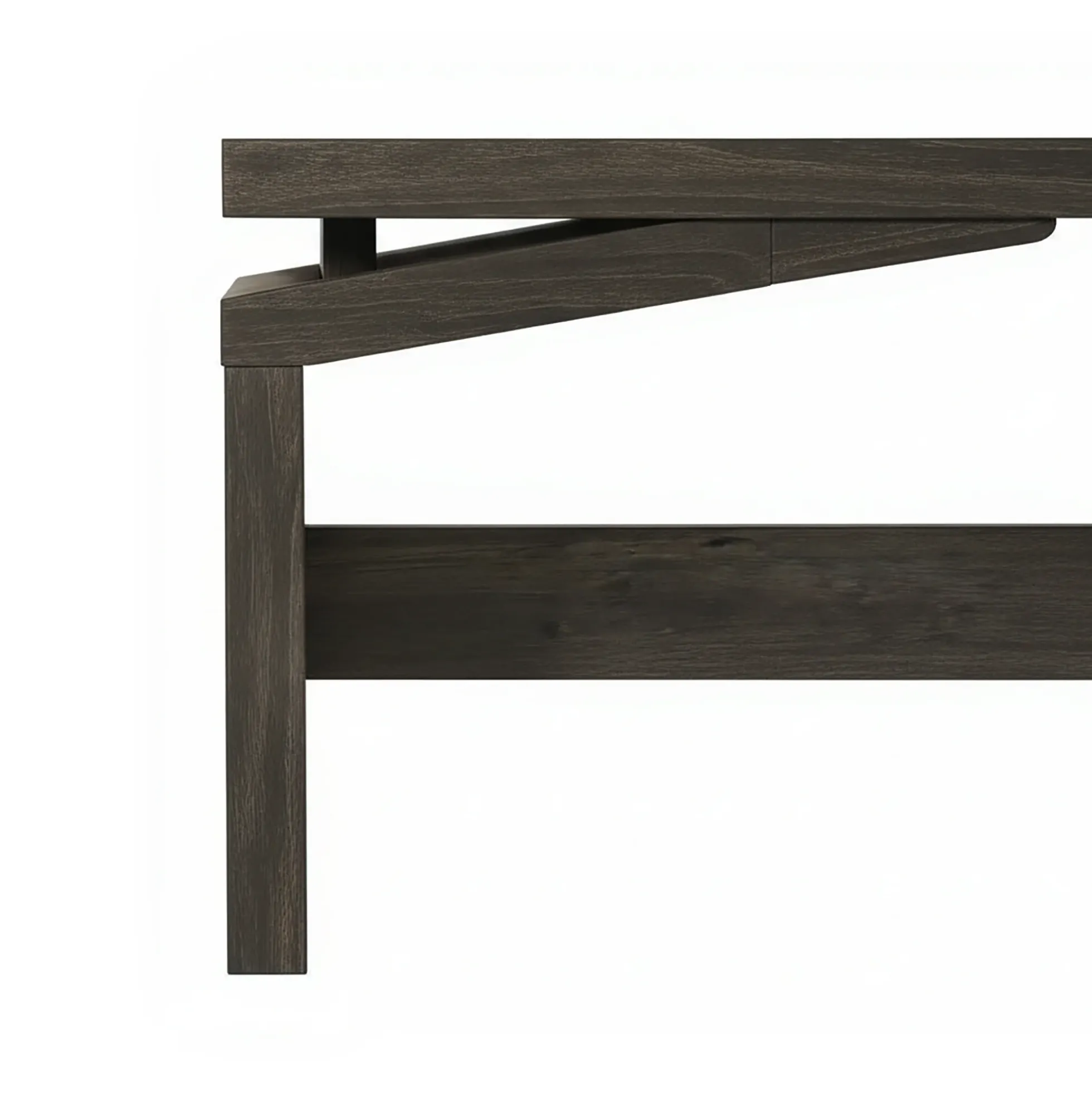 Booker Modern Easy Assembly Split-Top 47" Coffee Table