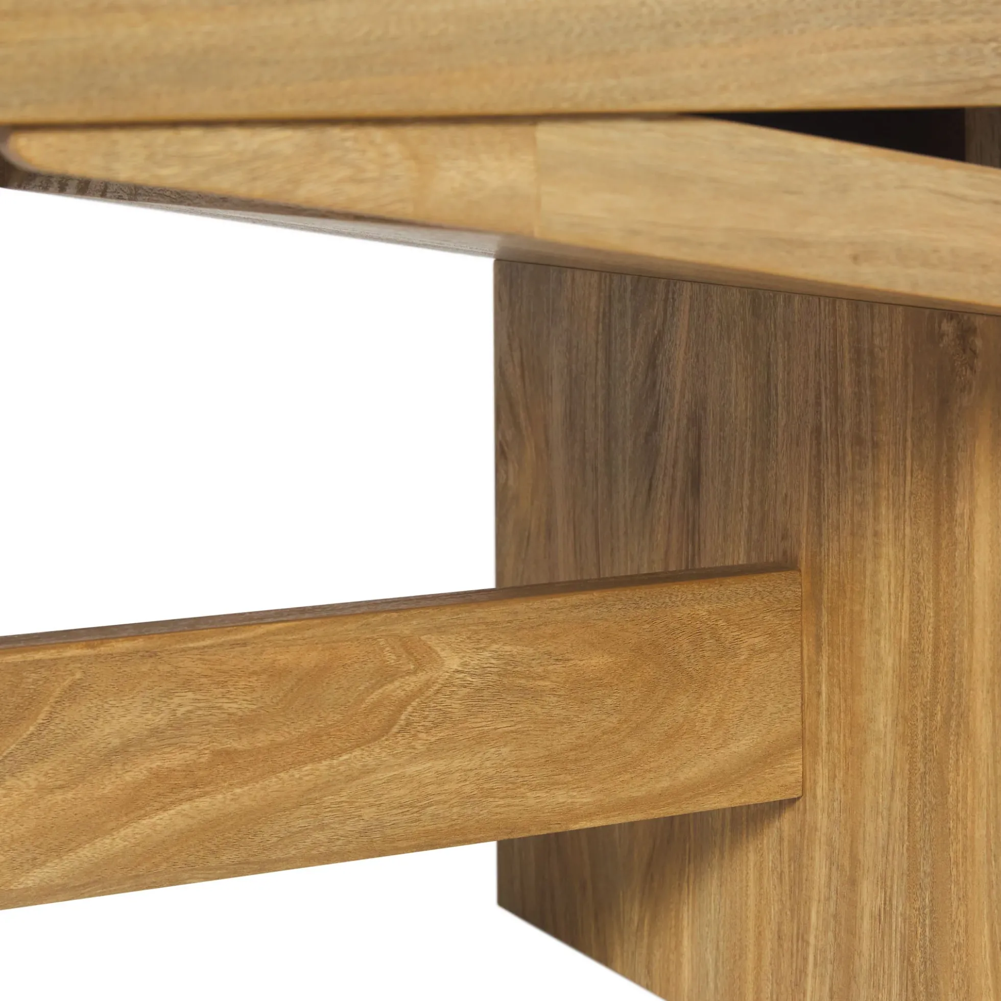 Booker Modern Easy Assembly Split-Top 47" Coffee Table
