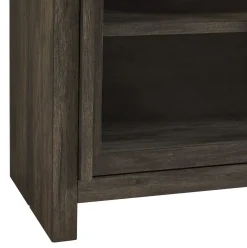 Booker Modern Glass Door TV Stand Sideboard