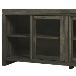 Booker Modern Glass Door TV Stand Sideboard