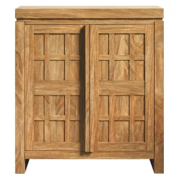 Booker Modern Windowpane Modular Storage Accent Cabinet