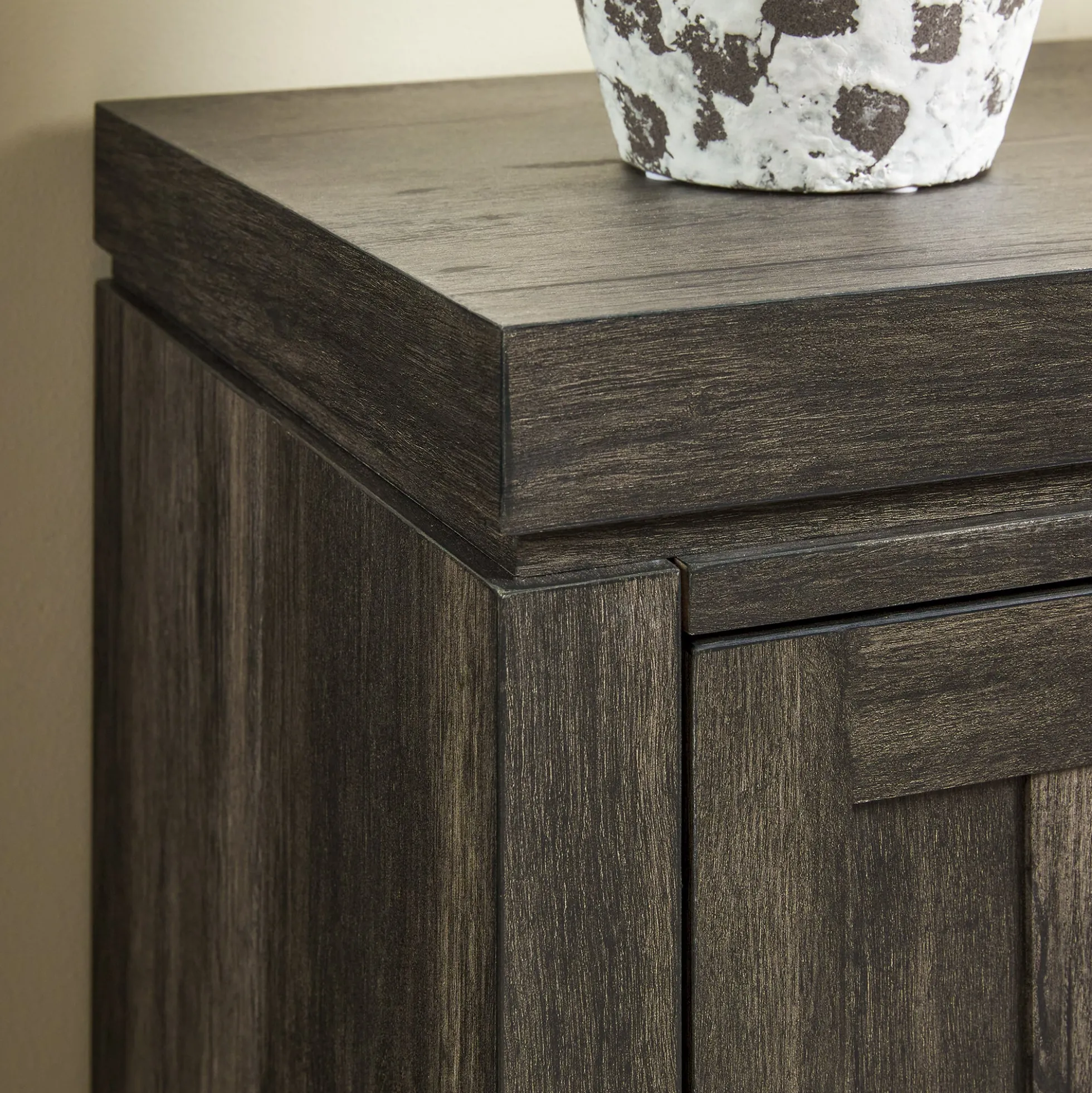 Booker Modern Windowpane Modular Storage Accent Cabinet