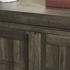 Booker Modern Windowpane Modular Storage Accent Cabinet