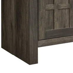 Booker Modern Windowpane Modular Storage Accent Cabinet