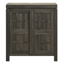 Booker Modern Windowpane Modular Storage Accent Cabinet