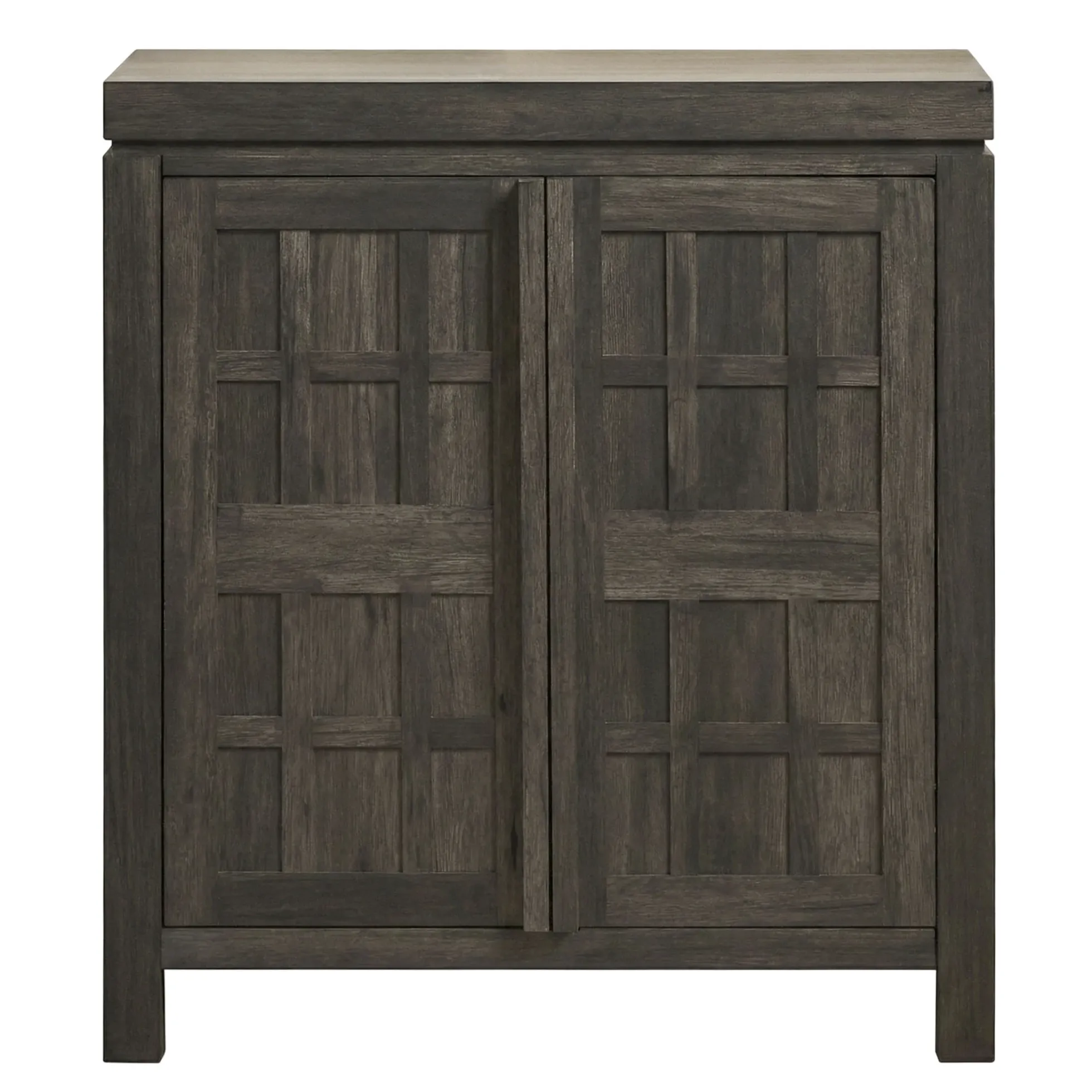 Booker Modern Windowpane Modular Storage Accent Cabinet