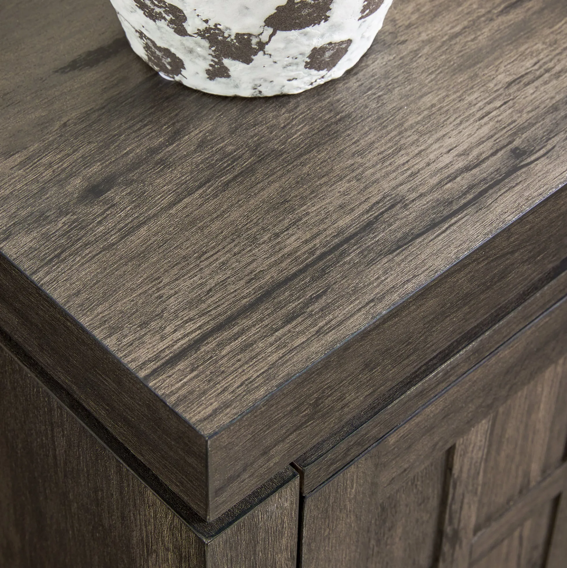 Booker Modern Windowpane Modular Storage Accent Cabinet