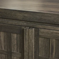 Booker Modern Windowpane Modular Storage Accent Cabinet