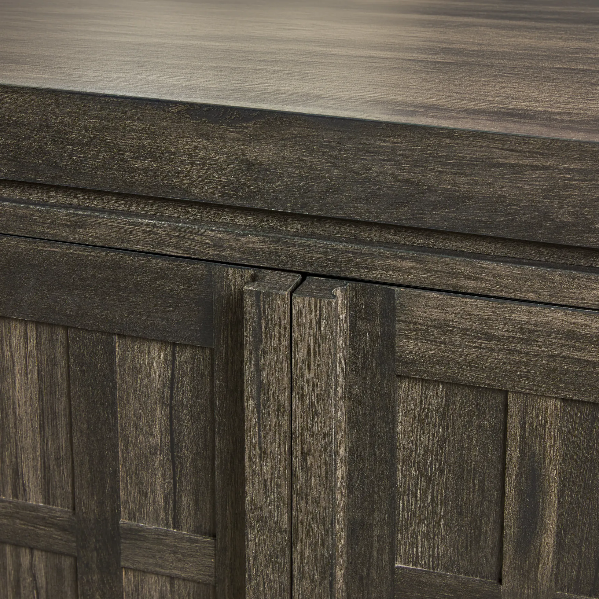 Booker Modern Windowpane Modular Storage Accent Cabinet