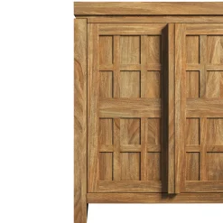 Booker Modern Windowpane Modular Storage Accent Cabinet
