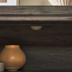 Booker Modern Windowpane TV Stand Sideboard with Storage
