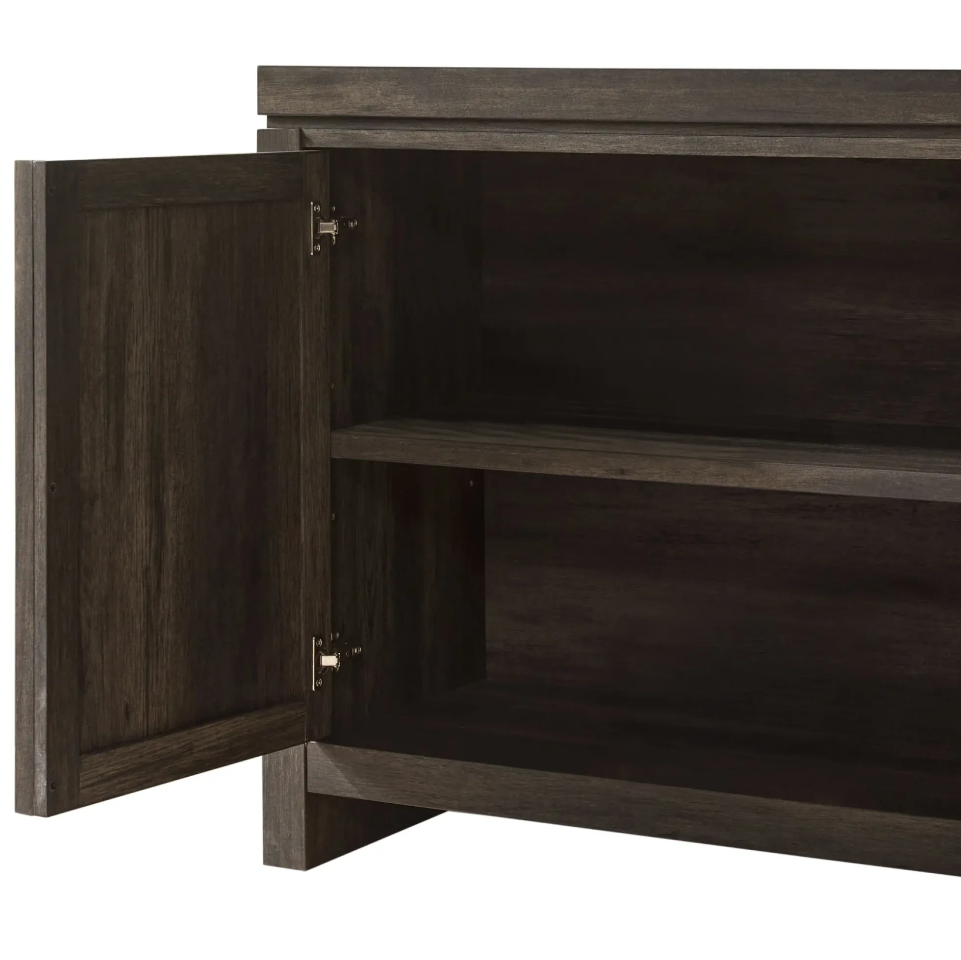 Booker Modern Windowpane TV Stand Sideboard with Storage