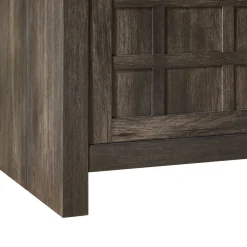 Booker Modern Windowpane TV Stand Sideboard with Storage