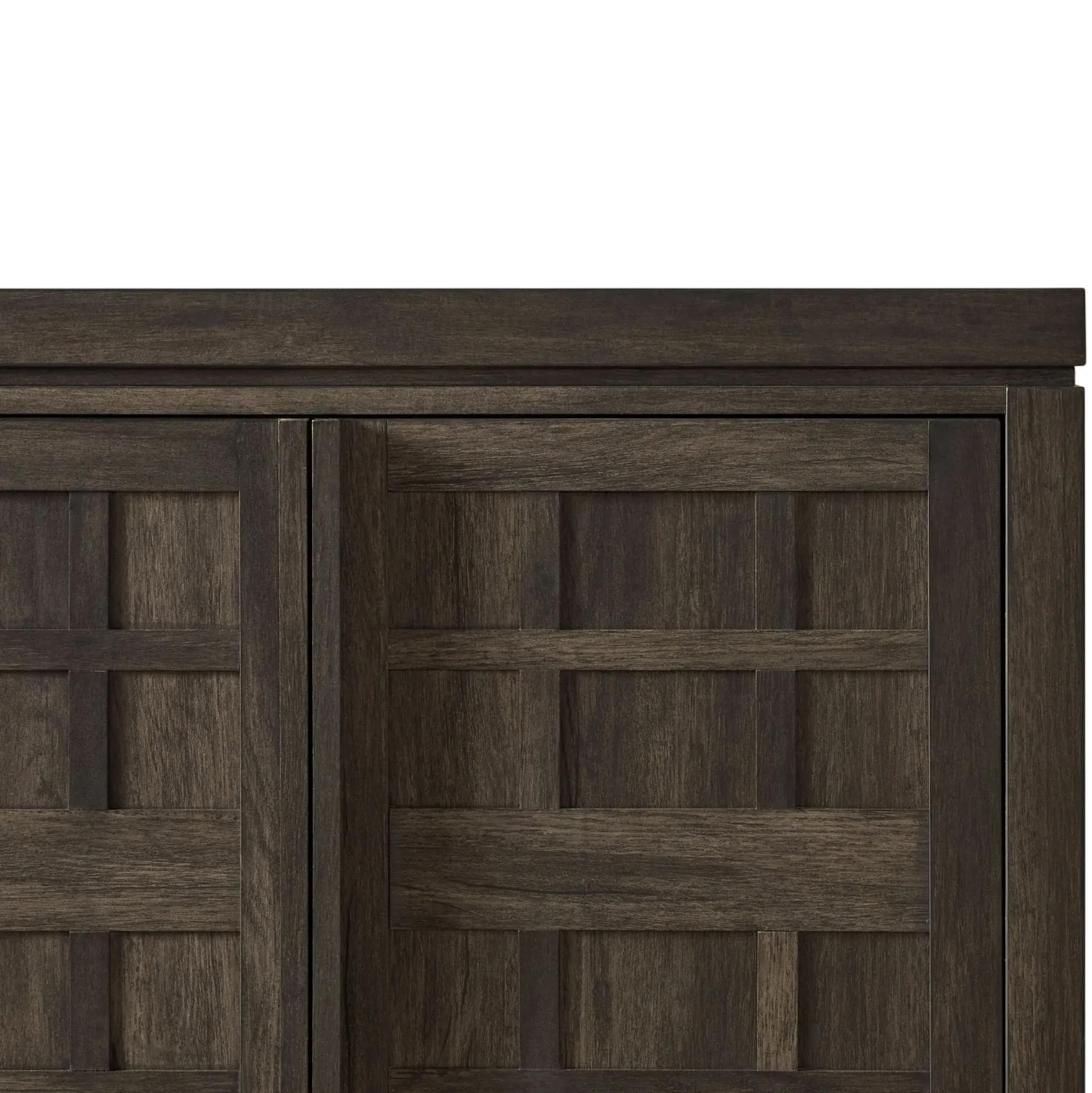 Booker Modern Windowpane TV Stand Sideboard with Storage