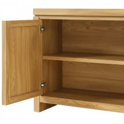 Booker Modern Windowpane TV Stand Sideboard with Storage